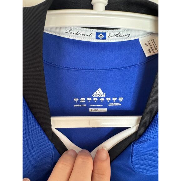 Adidas HSV Hamburg SV Soccer Jersey Blue Fly Emirates Climacool S - Picture 8 of 8
